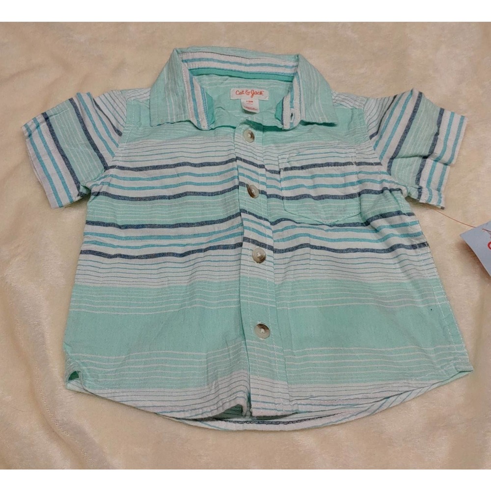 Boys Short Sleeve Button Up Shirt